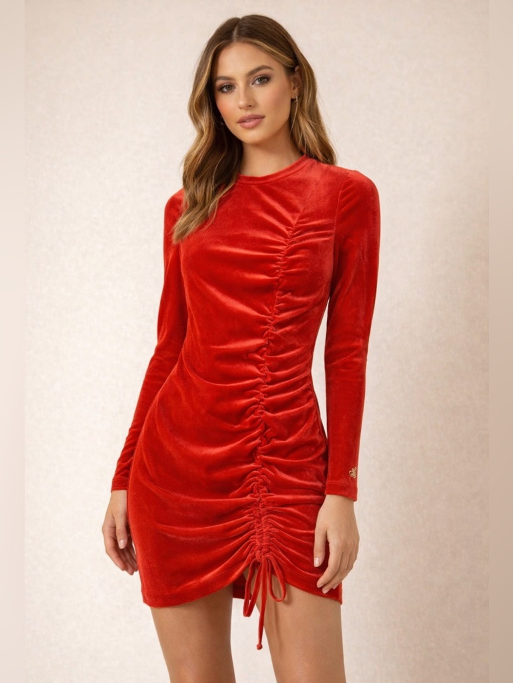 JUICY BY JUICY COUTURE JUNIOR WOMEN'S RED DRESS SIZE X-SMALL NWT